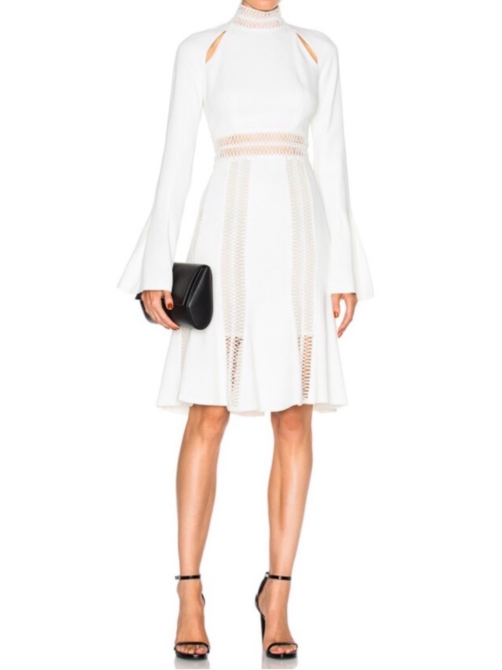 Jonathan Simkhai Long Sleeve Cady Dress - Picture 3 of 4